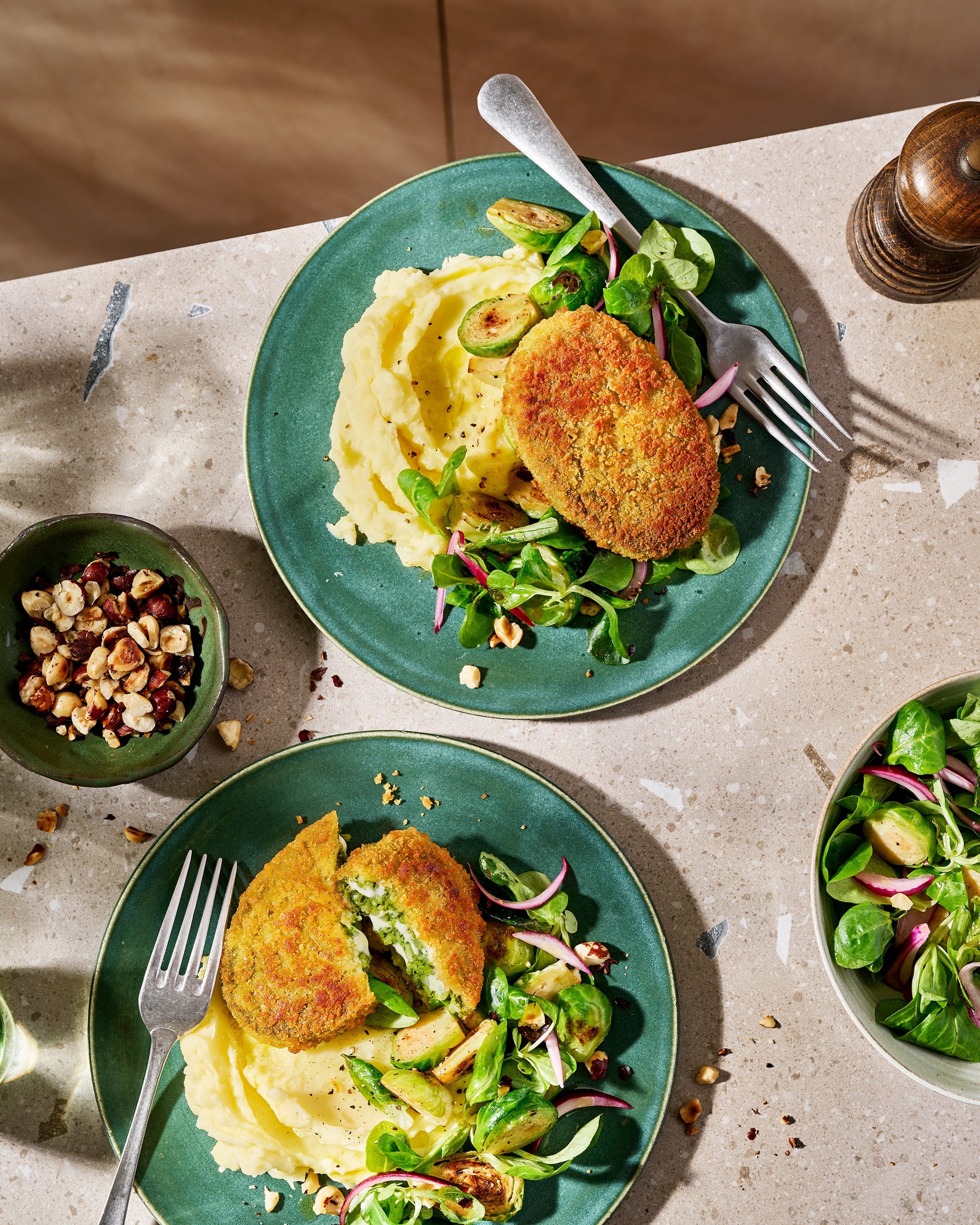 špenátový sýr s bramborem