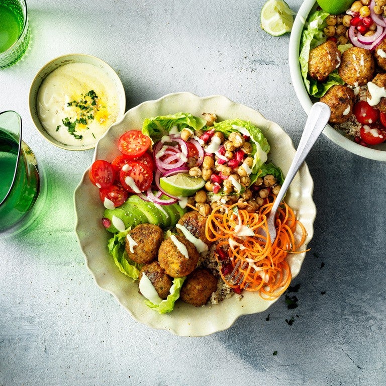 Bezodpadová miska na falafel