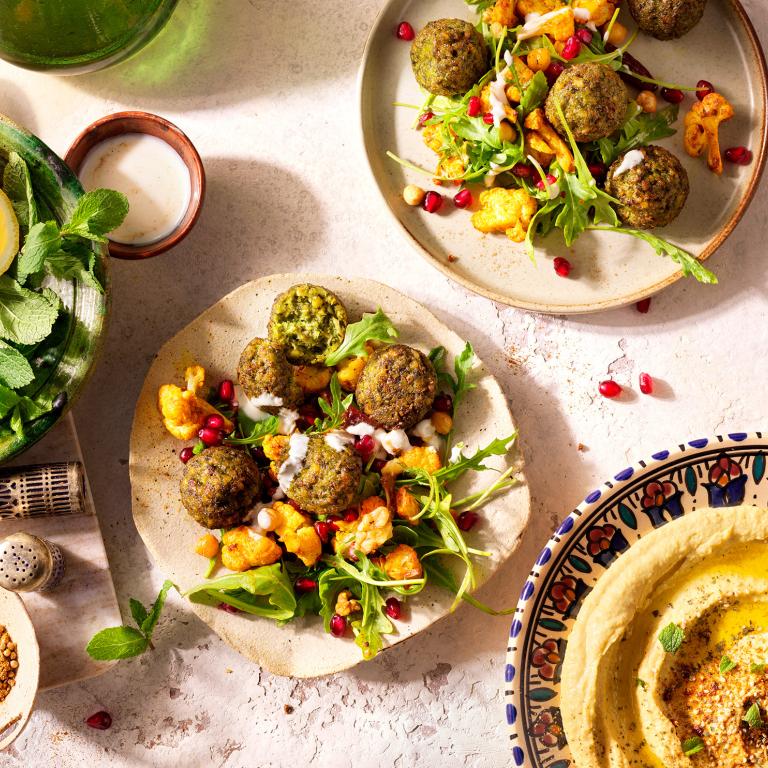 Arabský salát v obalu