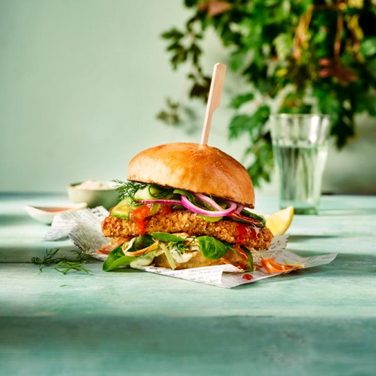 Křupavý filetový burger Křupavý filetový burger