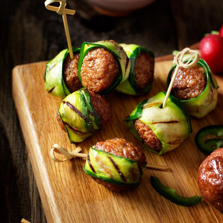 Zahradní gurmánské vegetariánské koule