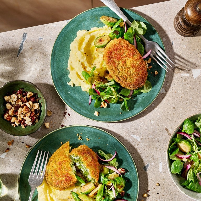 špenátový sýr s bramborem